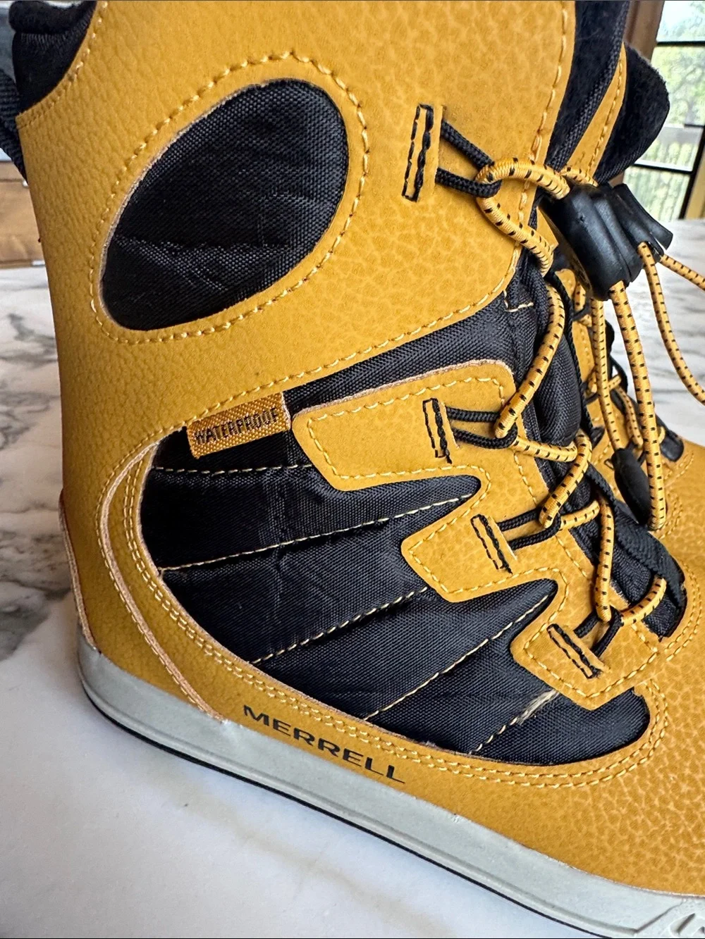 Merrell Kids Snowbank 4.0 Waterproof Snow Boots Unisex Youth size 1 rated -25F